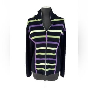 Skovhuus sweater-Denmark-1990s/Y2K‎ Cardigan-unisex-size L Full zip vintage
